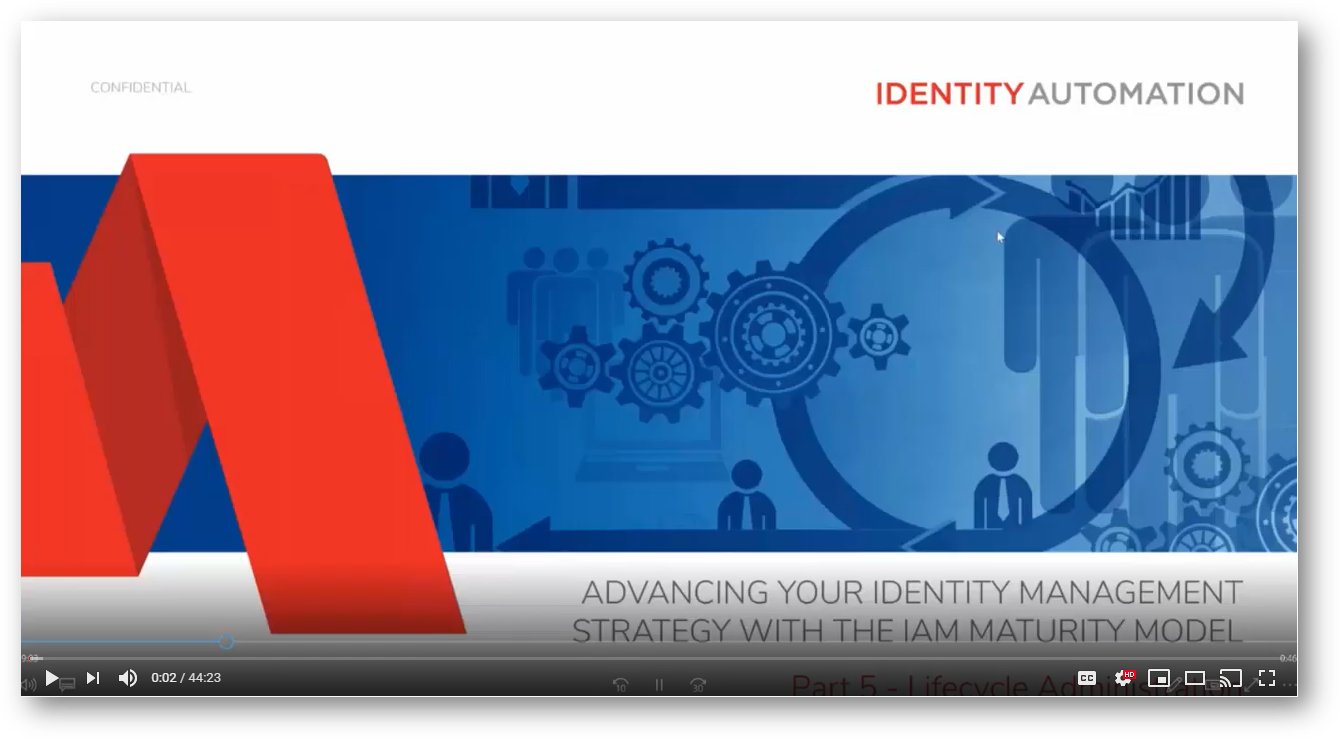 image - Advancing Your Identity Management Strategy with the IAM Maturity Model, Part 5 - ILM
